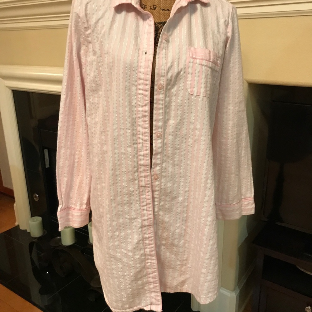 Victoria's Secret button down night shirt